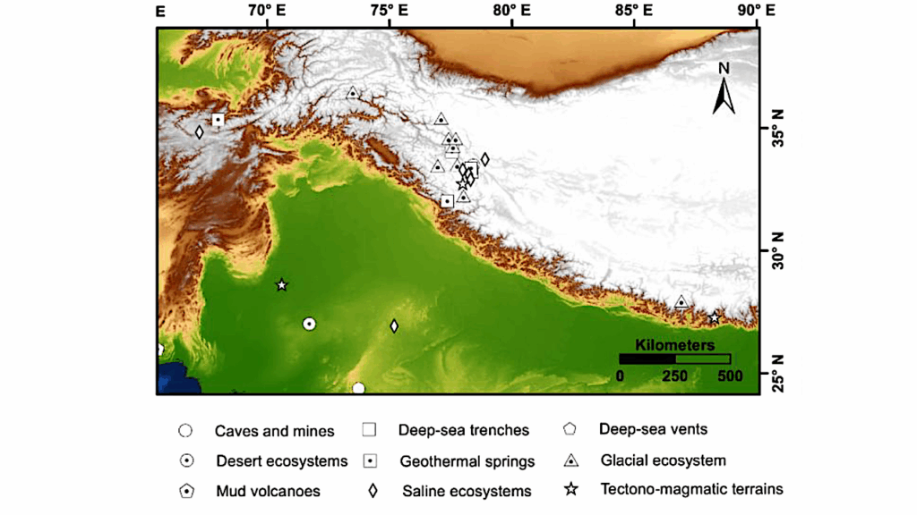 Planetary Analog Sites In The Indian Subcontinent And The Indian Ocean: Underexplored Environments Suited For Astrobiological And Space Research