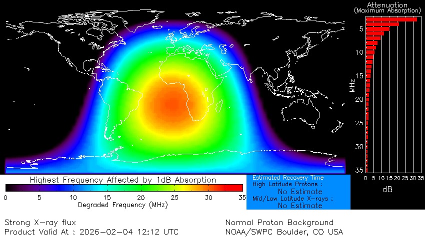 Sun unleashes colossal X4.2 solar flare, knocking out radio signals across Africa and Europe (video)