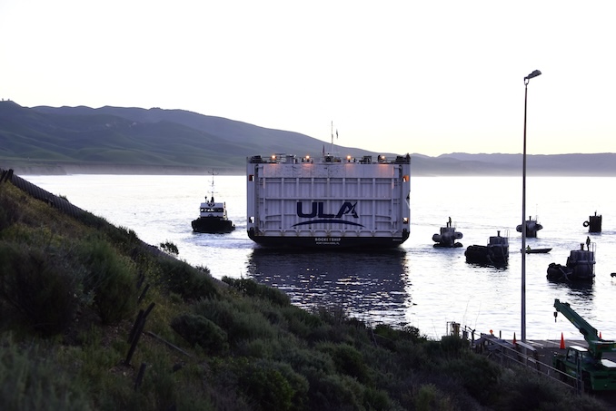 ULA offloads first Vulcan rocket at Vandenberg at it preps its next Cape launch