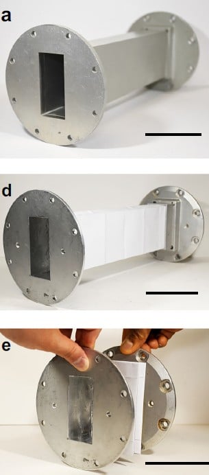 Using Foldable Structures To Guide Microwaves