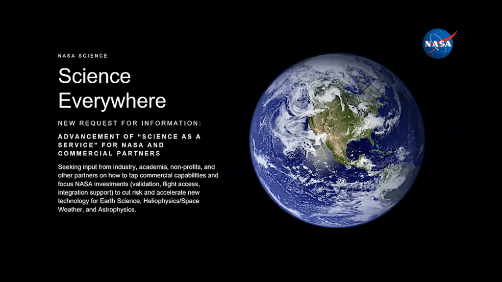 Advancement of “Science as a Service (SaaS)” for NASA and Commercial Partners Request for Information
