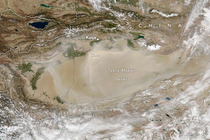 Dust Outbreak Reaches Europe