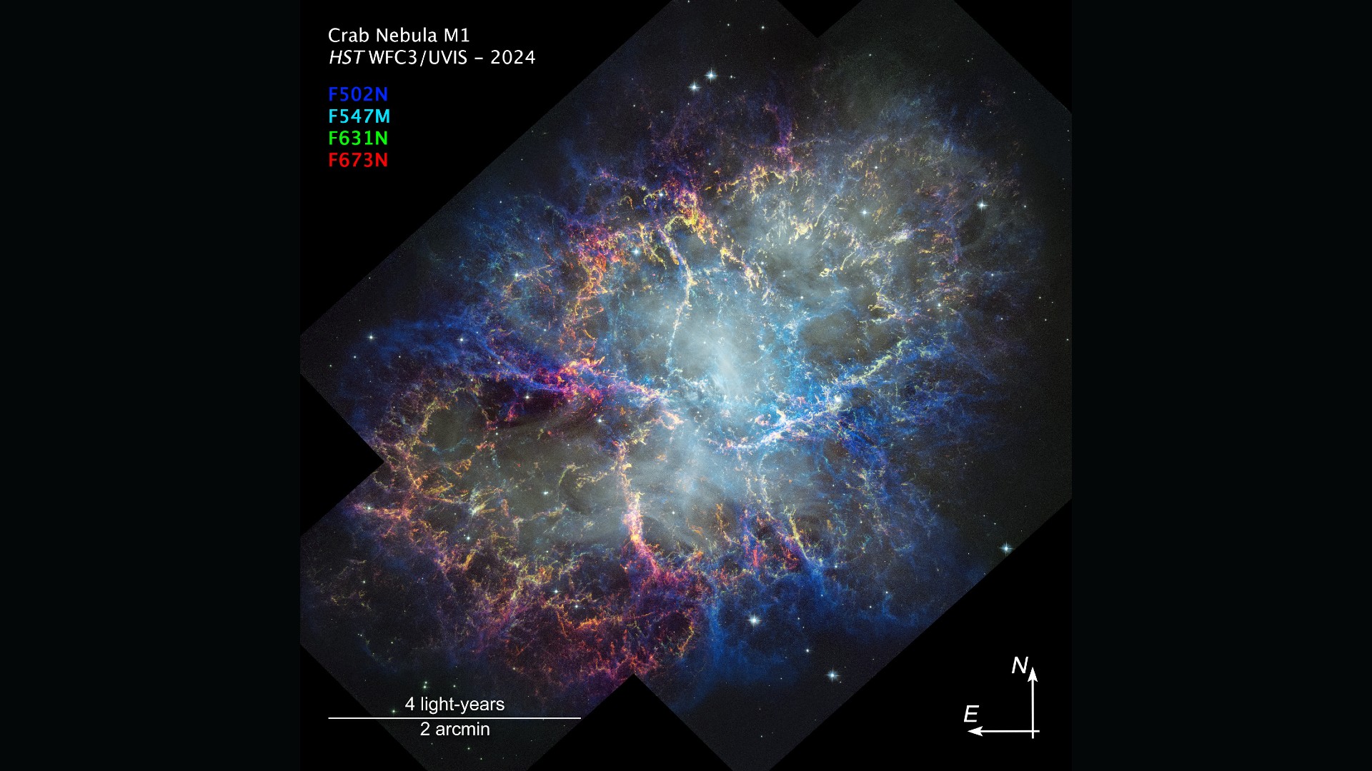Hubble revisits the Crab Nebula after 25 years | Space photo of the day for March 24, 2026