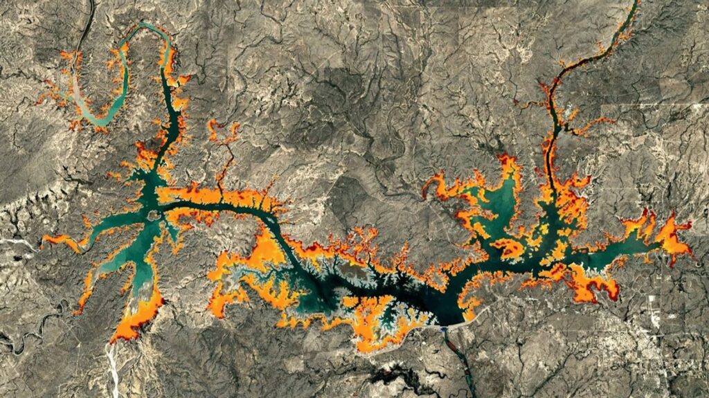 Landsat Reveals Reservoir Changes and Bathymetry