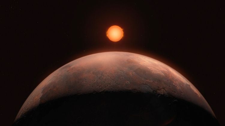 Mars-Like Worlds Near M-Dwarfs May Lose Air in Millions of Years