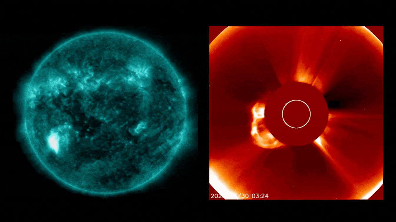 Powerful X-class solar flare triggers radio blackout ahead of Artemis 2 launch (video)