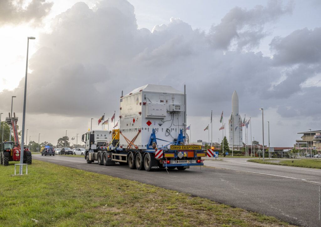 Smile arrives at Europe’s Spaceport