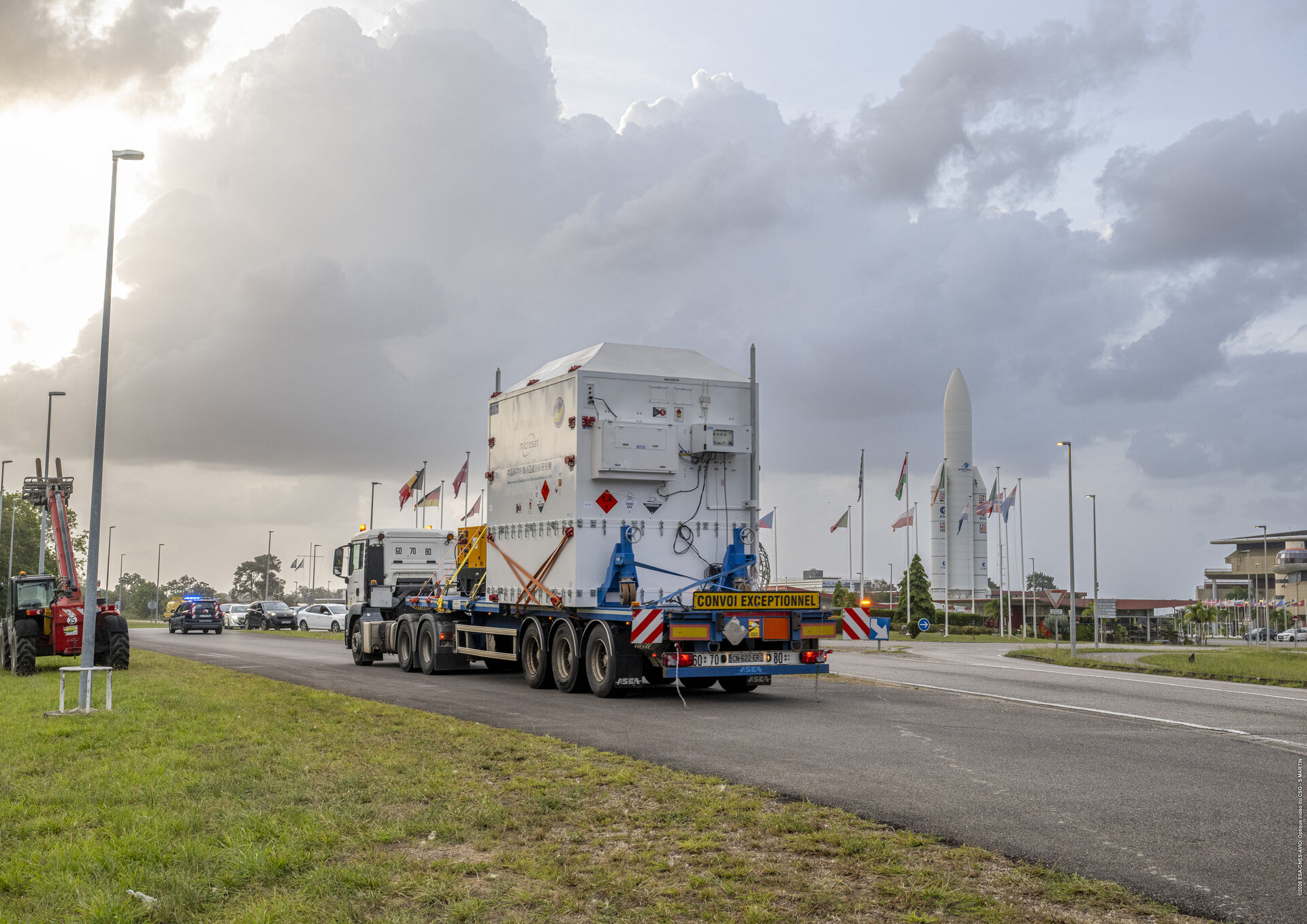 Smile arrives at Europe’s Spaceport