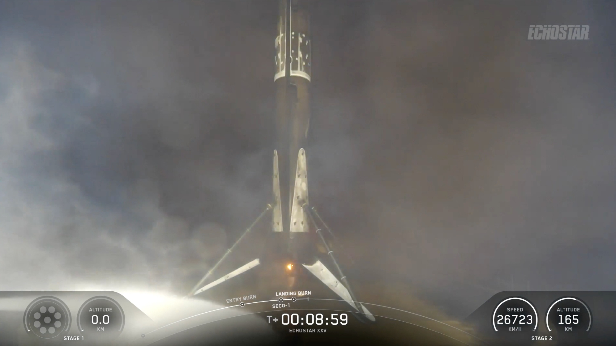 SpaceX launches 15,000-pound TV satellite to orbit on its 30th mission of the year (photos)