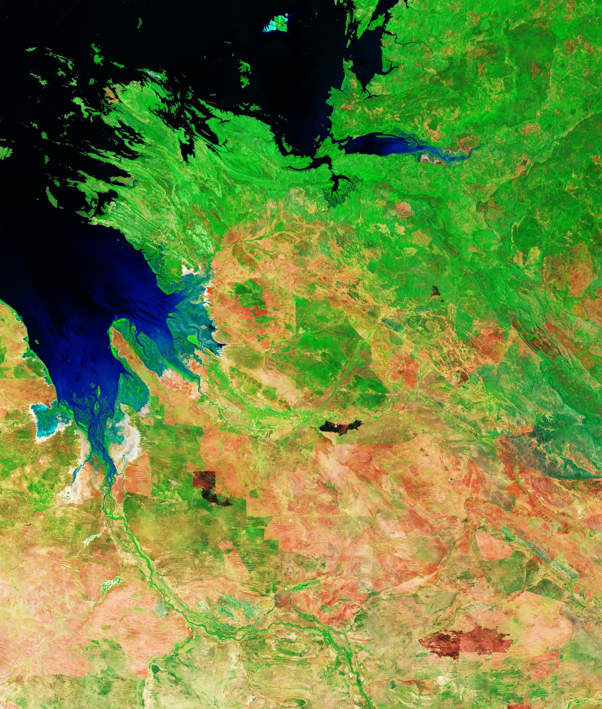 Stunning Satellite Imagery Reveals Kimberley’s King Sound and Its Vital Ecosystems