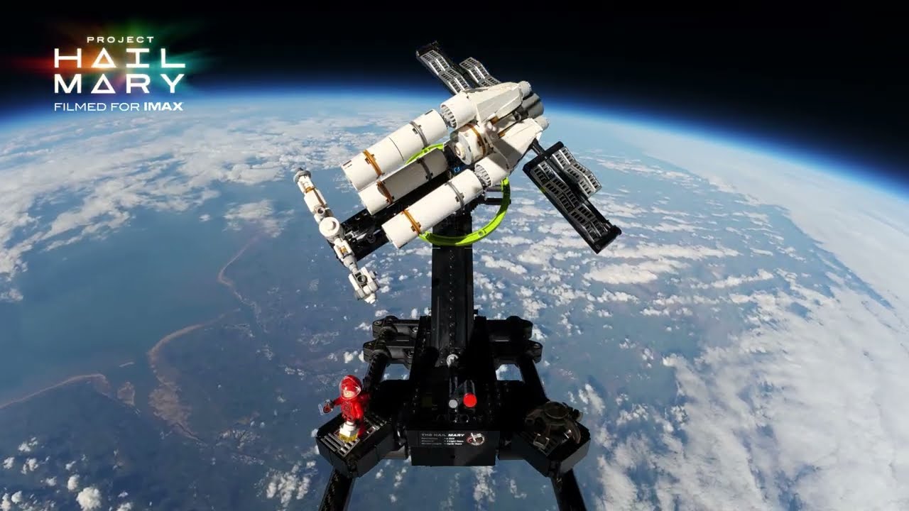 A Lego 'Project Hail Mary' set just soared into the stratosphere, breaking the Guinness World Record for highest flight