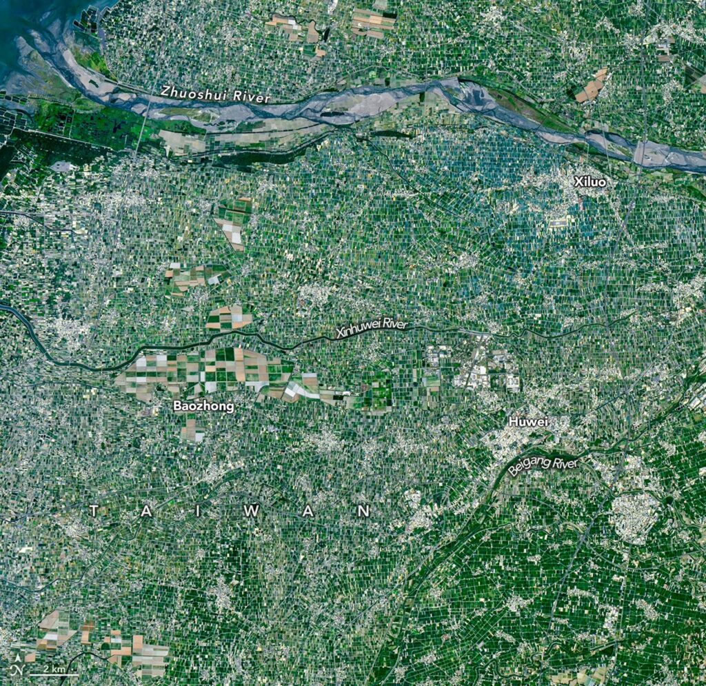 An Agricultural Mosaic in Taiwan