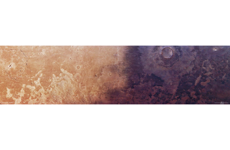 Ancient volcanic ash seen blowing across Mars in new spacecraft images