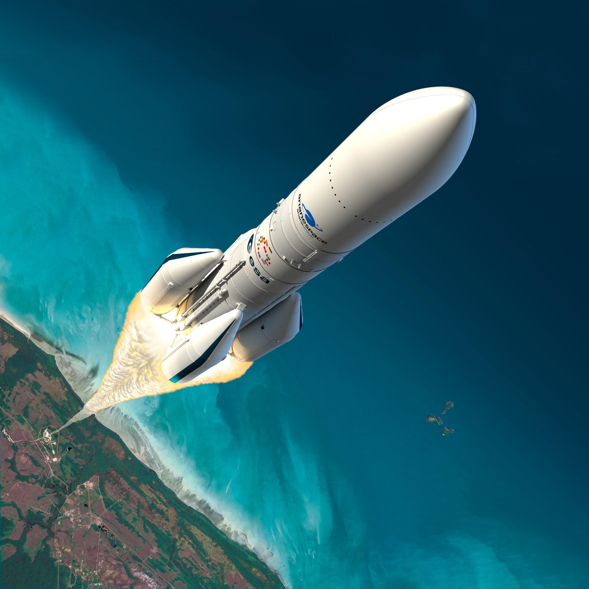 Another one: Ariane 6 flies with four boosters once more