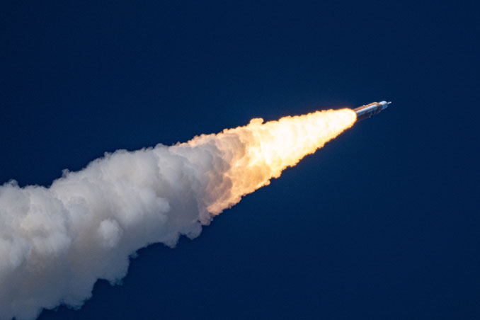 Artemis 2 crew blasts off on historic moon mission