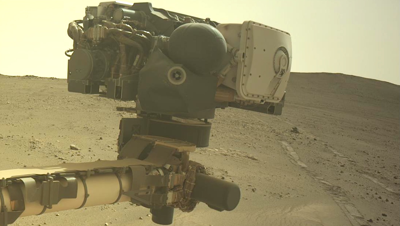 Astrobiology Droid Perseverance At Work On Mars
