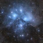 Astrophotographer captures Pleiades 'Seven Sisters' glowing through ghostly blue veil