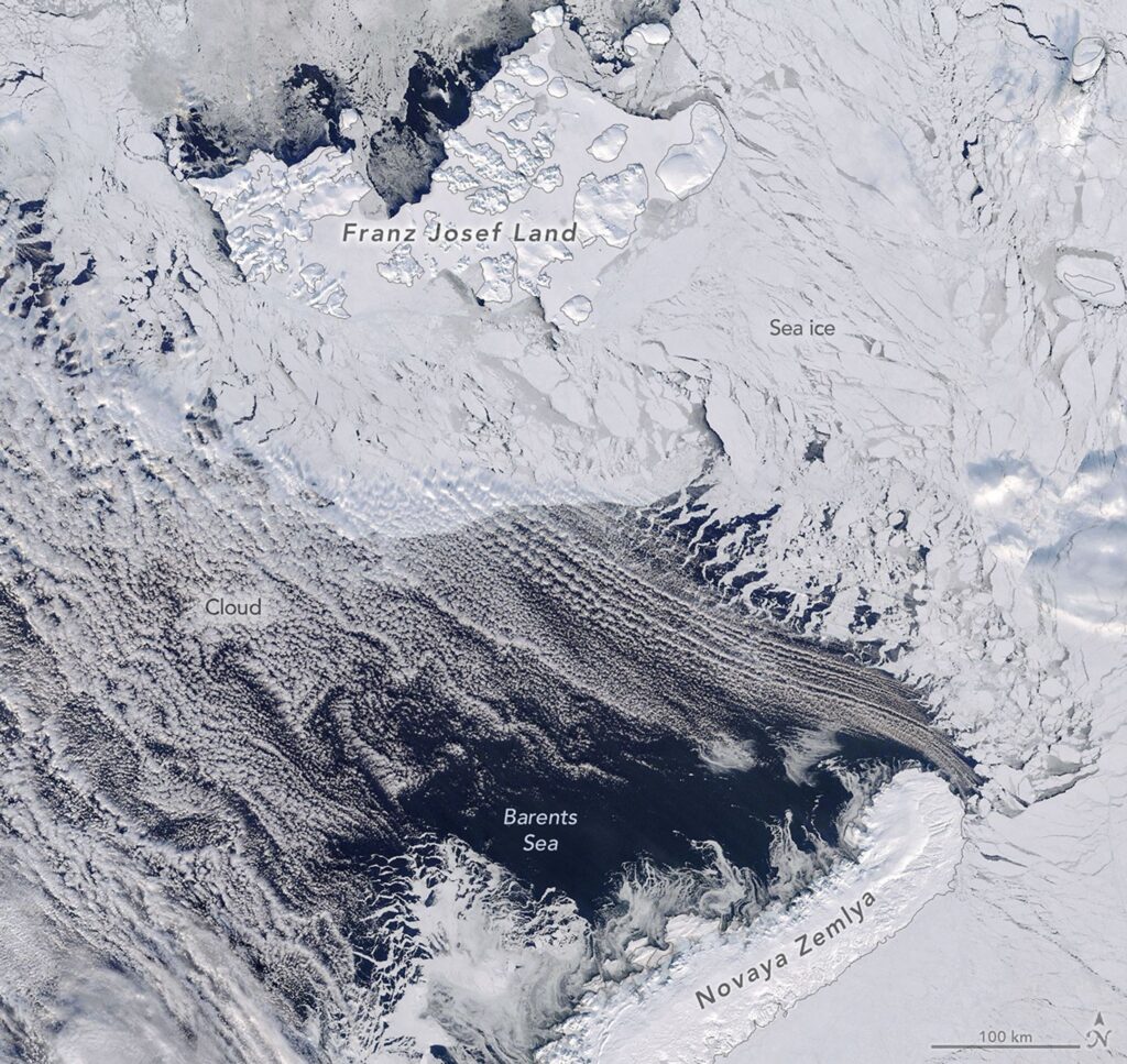 Barents Sea Tied to Low Arctic Sea Ice