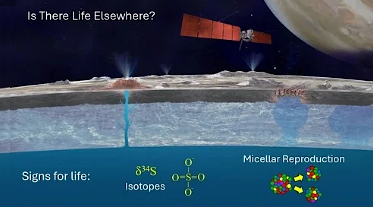 Biomarkers on the Icy Jovian Moons: Can Europa Also Provide Insights into Life’s Origin?