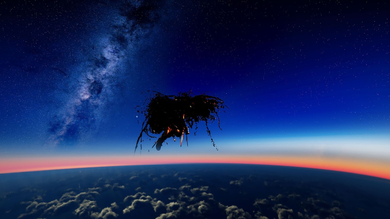 Fantasy RPG 'Crimson Desert' lets you stab your way up to space, showcasing a remarkably detailed cosmos