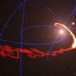 How a Black Hole and a Shredded Star Could Light Up a Galaxy