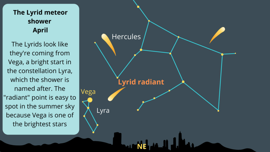 How to see the Lyrid meteor shower 2026: Where to look in the night sky