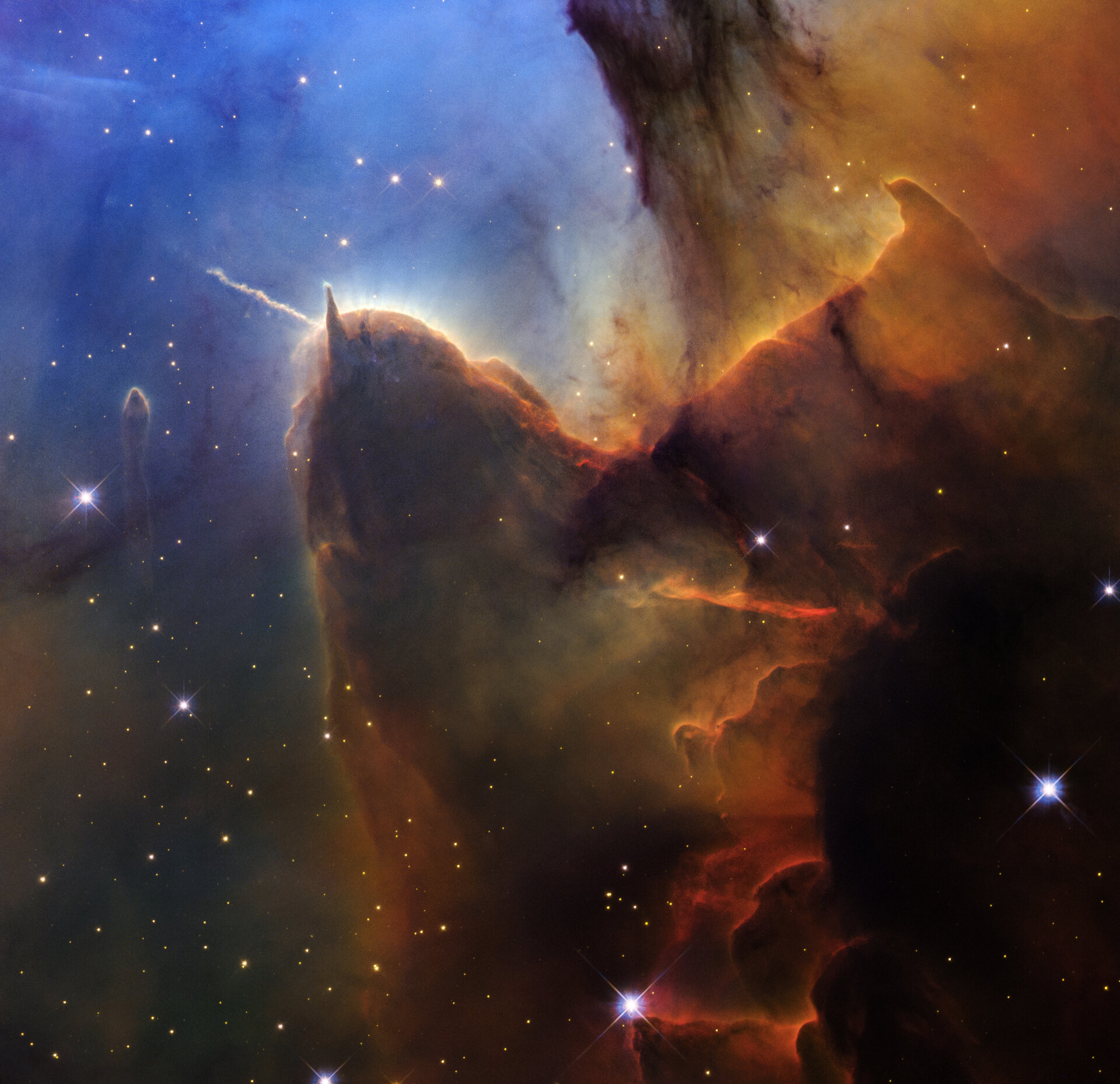 Hubble Space Telescope Celebrates 36 Years by Revisiting the Stunning Trifid Nebula