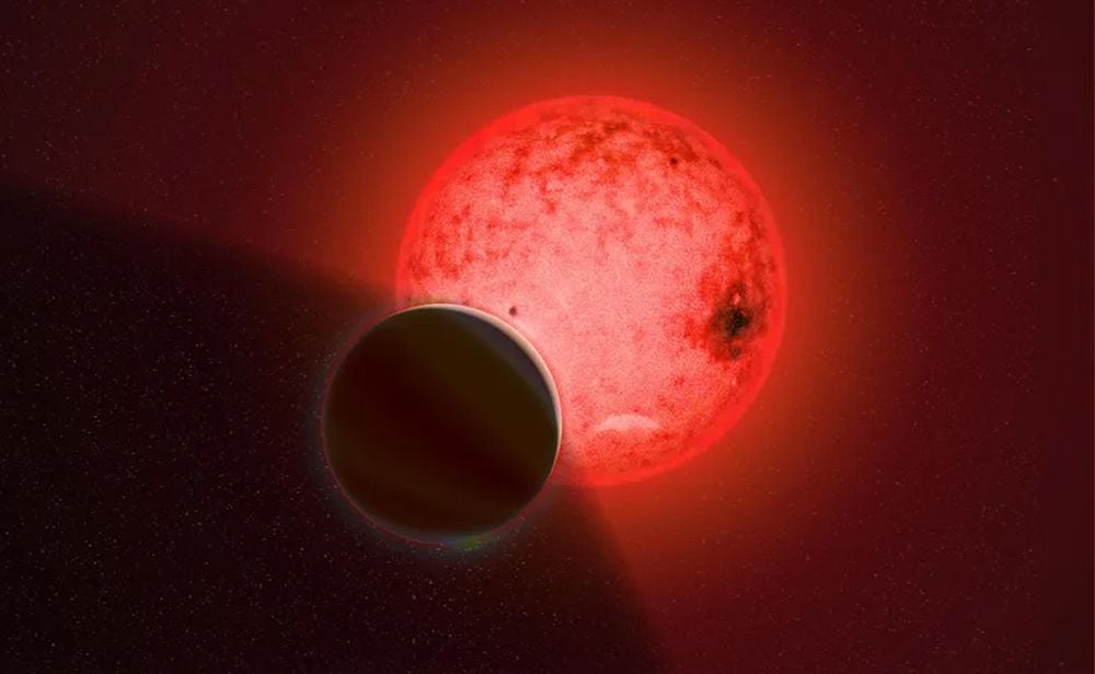 It's Not Supposed To Be Like This: A Giant Planet Orbits A Small Star