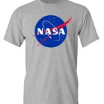 NASA Meatball Logo Astronomy Space T Shirt | Casual Style Mens Tee Shirts | Premium Graphic T Shirts