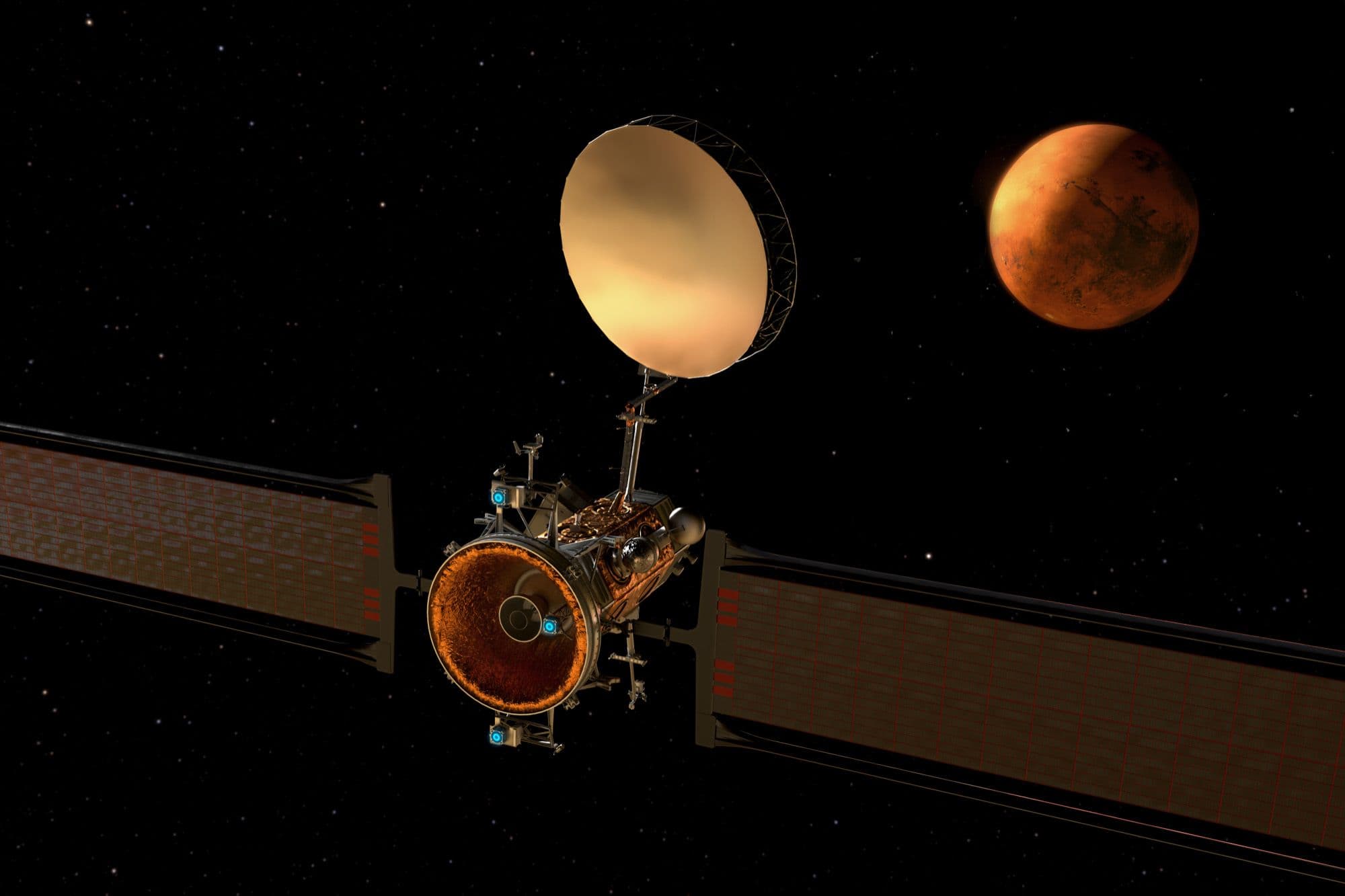 NASA reserves science payload space for Mars telecommunications mission