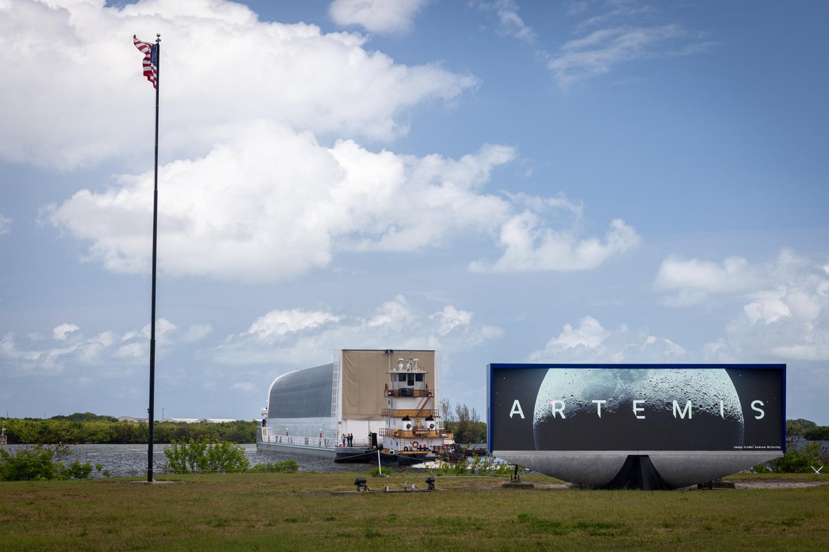 NASA’s Artemis III core stage assembly arrives at Kennedy Space Center marking key progress toward lunar exploration