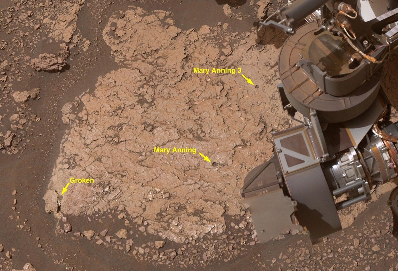NASA's Curiosity rover finds building blocks of life on Mars. Scientists aren't sure how they got there