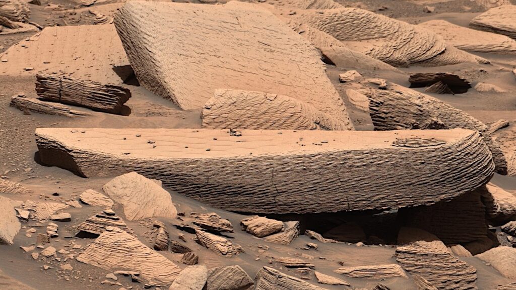 Serendipitous Discovery Of Martian Ripple Marks Reveals An Ancient Sandstorm