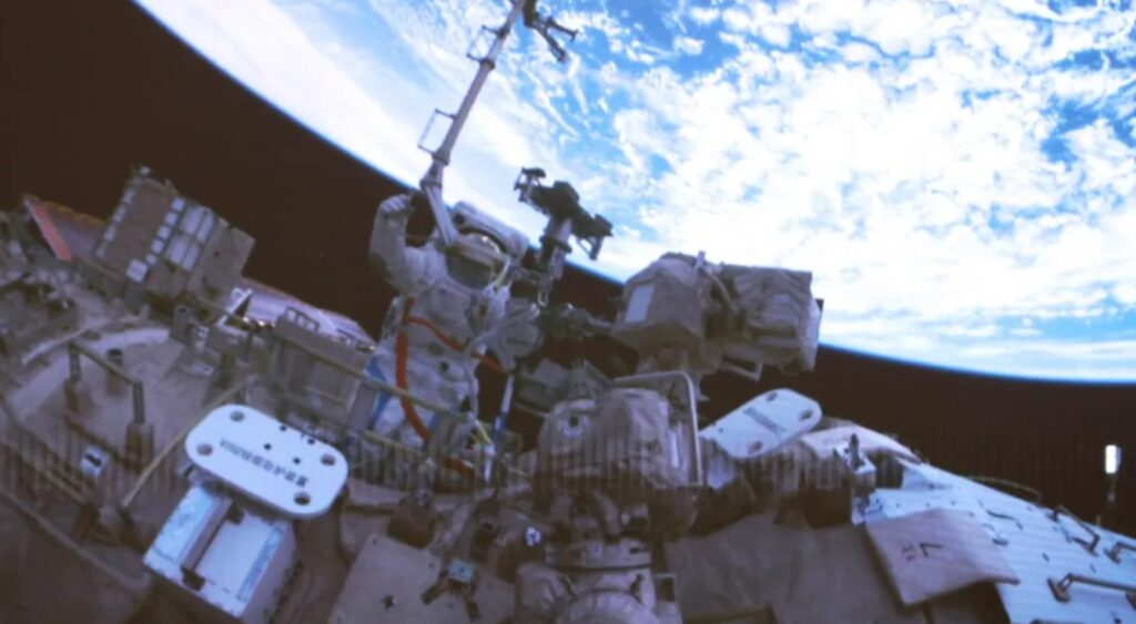 Shenzhou-21 astronauts complete third spacewalk, mission extended by a month