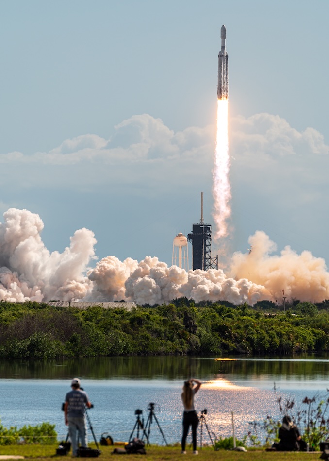 SpaceX launches 6-ton ViaSat-3 F3 satellite on Falcon Heavy rocket