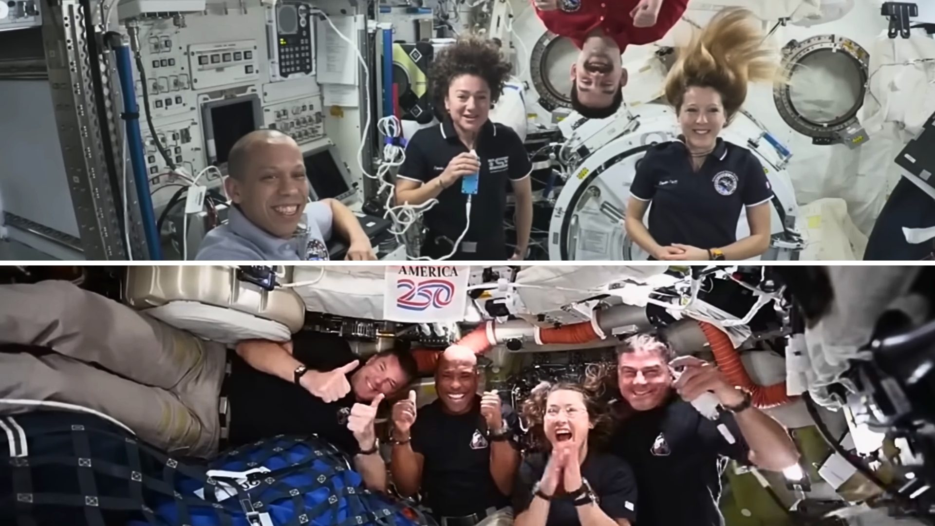 Talk about long distance! Watch the farthest-ever crew call in space between Artemis 2 and the ISS