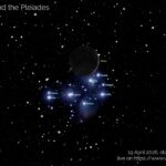 Telescope livestream: Watch the moon pass in front of the Pleiades on April 19