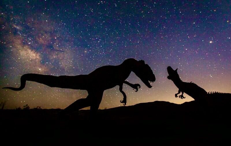 The night sky in the time of the dinosaurs