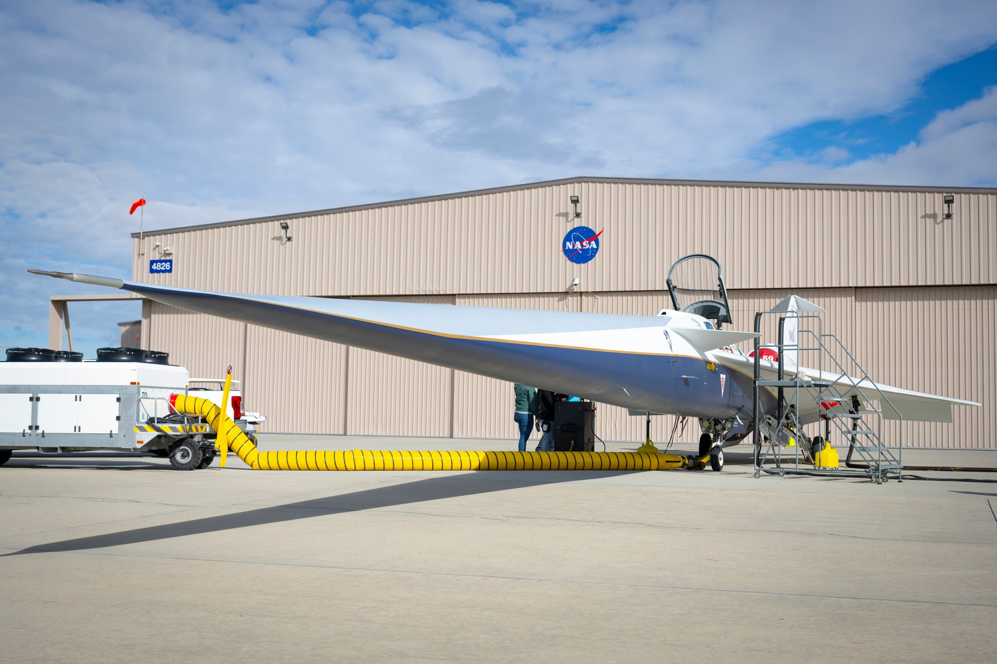 There’s No Place Like NASA’s New X-59 Hangar Home 