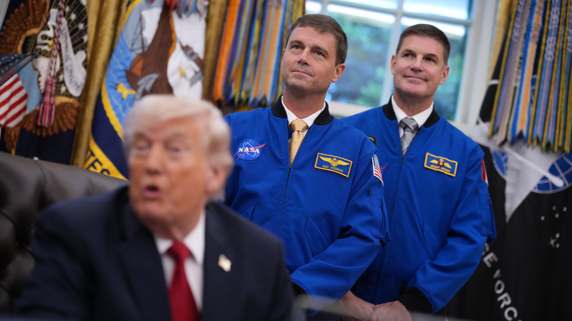Trump invited the Artemis 2 moon astronauts to the Oval Office. Here's what happened