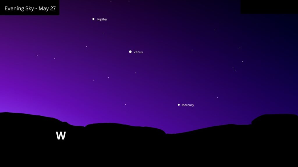 3 planets will line up in the night sky tonight: Here's where to look for the mini planetary parade