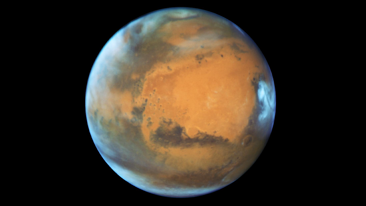 Astrobiological Implications of Lava Flows Superposed on Martian Glaciers