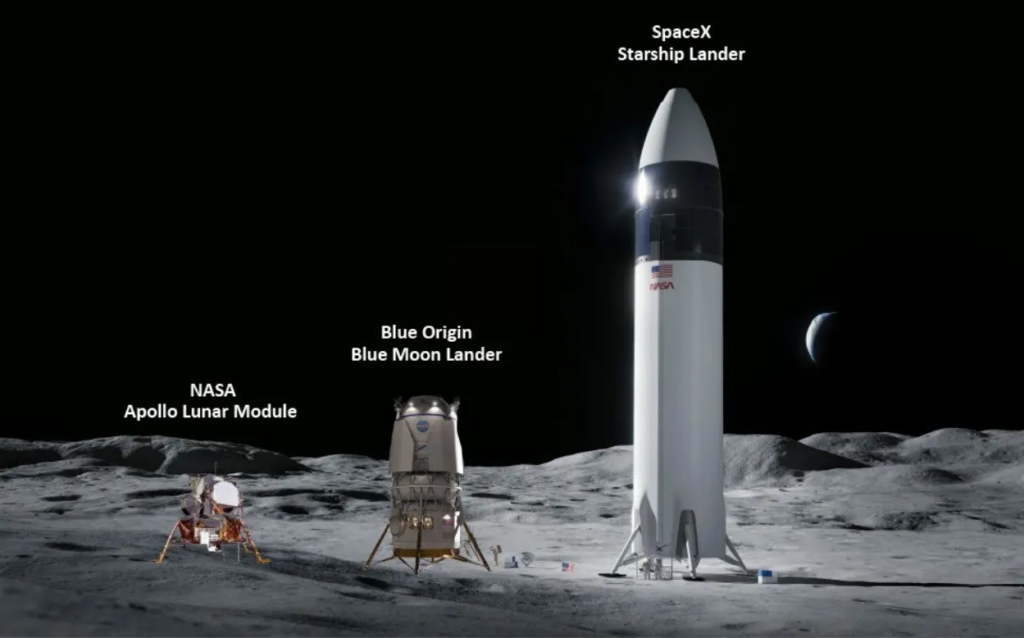 Blue Origin's lunar lander mockup is ready for NASA Artemis astronaut training