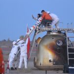 China's Shenzhou 21 astronauts return to Earth after being briefly 'stranded', wrapping up record-breaking mission (video)