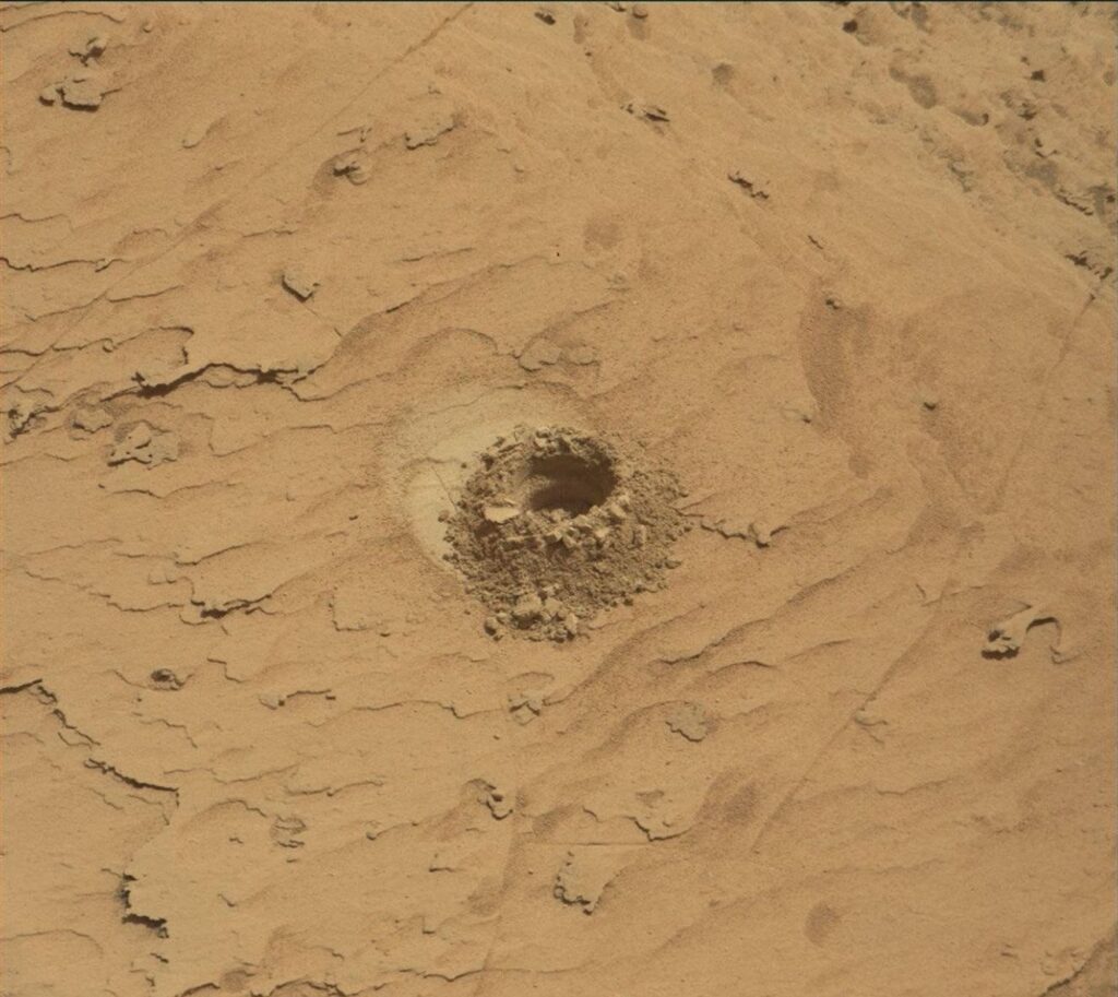 Curiosity Blog, Sols 4900-4907: Pasadena, We Have a Drill Sample!