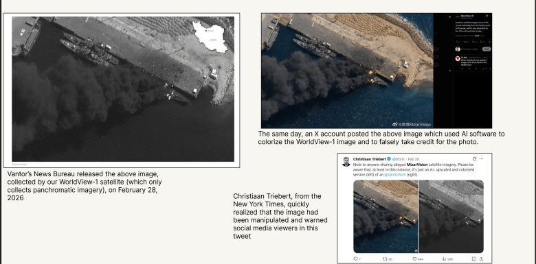 Do AI tools undermine trust in geospatial imagery?