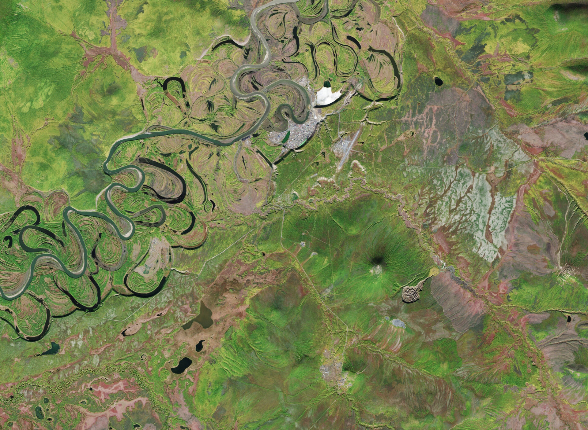 Earth from Space: Batagaika Crater