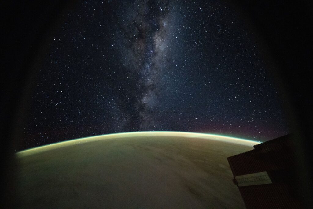 Glowing Views from the Space Station