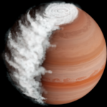 Hot Jupiter exoplanet has cloudy mornings and clear evenings