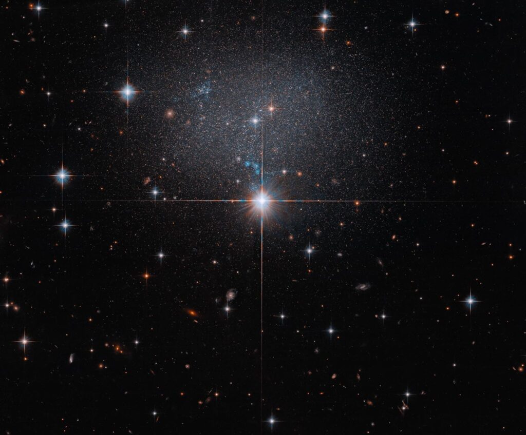 Hubble Spies Faint Irregular Galaxy